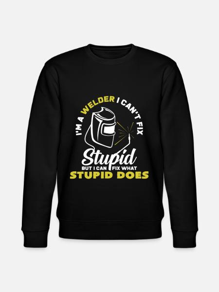 welding machine - Stanley/Stella CHANGER Unisex Organic Sweatshirt - black