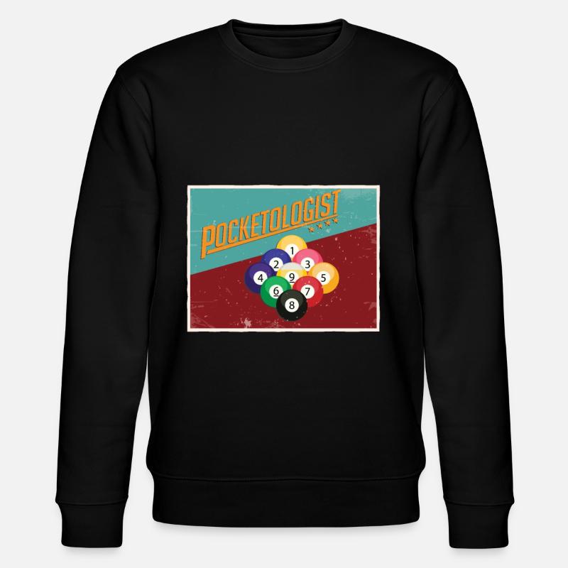 billard - Sweat bio CHANGER Stanley/Stella Unisexe - noir