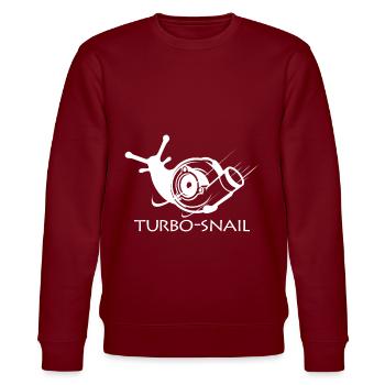 Turbo Screw - Stanley/Stella CHANGER Unisex Organic Sweatshirt - burgundy - Front - Nik (191cm) & Marisol (170cm)