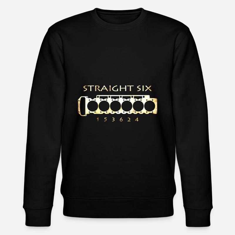 Six-cylinder in-line engine - Stanley/Stella CHANGER Unisex Organic Sweatshirt - black