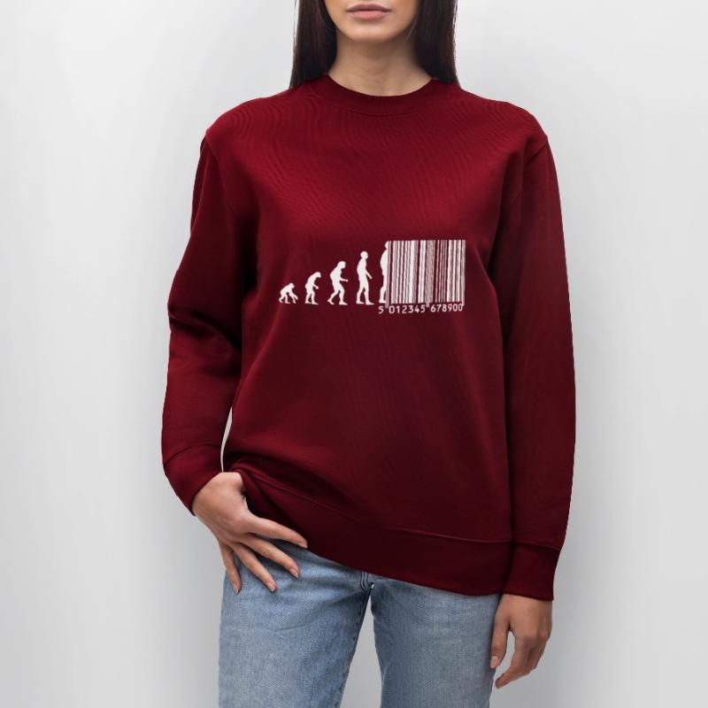 Evolution barcode Stanley/Stella Unisex Bio-Sweatshirt CHANGER 