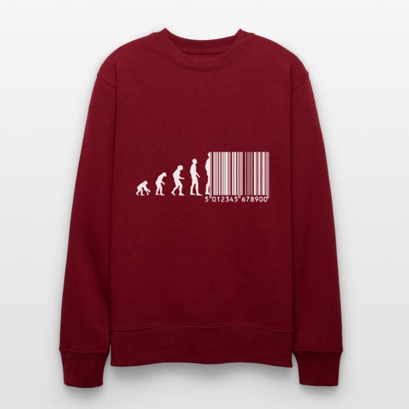 Evolution barcode Stanley/Stella Unisex Bio-Sweatshirt CHANGER 