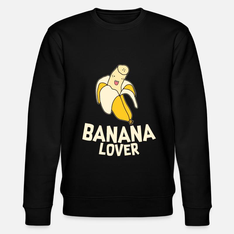 J'aime les bananes - Sweat bio CHANGER Stanley/Stella Unisexe - noir