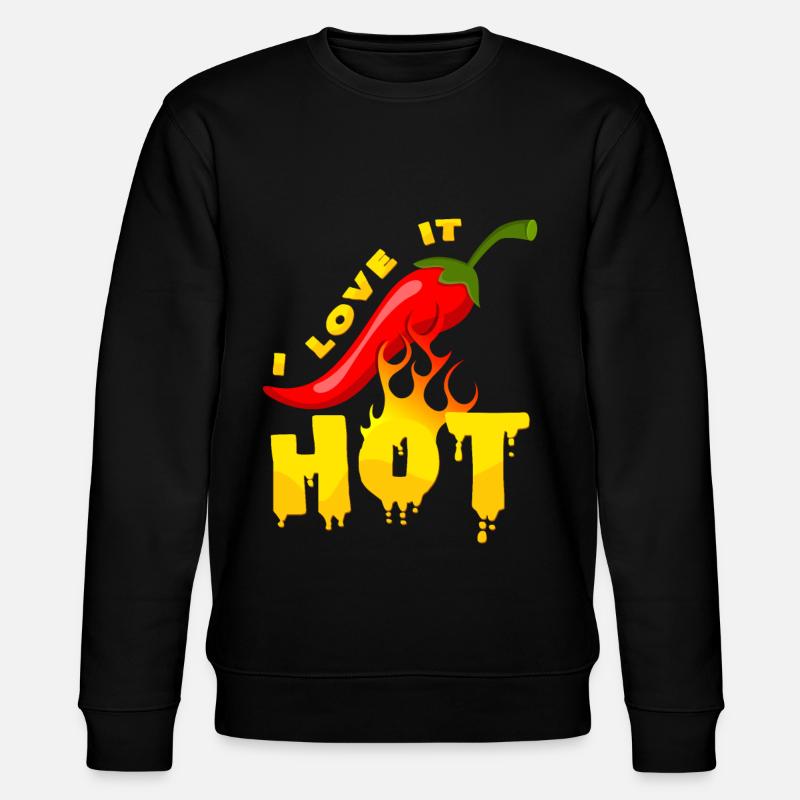 pepperoni - Sweat bio CHANGER Stanley/Stella Unisexe - noir