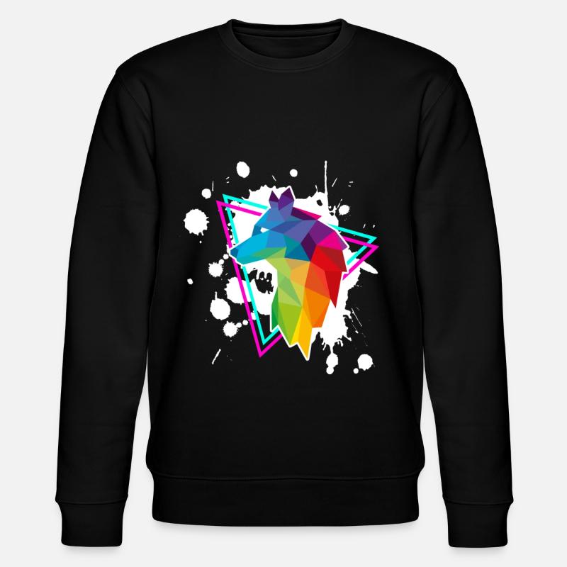 wolf - Stanley/Stella CHANGER Unisex Organic Sweatshirt - black