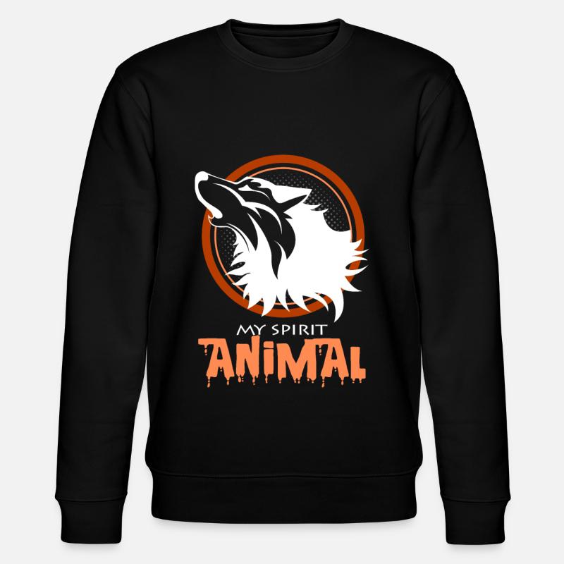 wolves - Stanley/Stella CHANGER Unisex Organic Sweatshirt - black