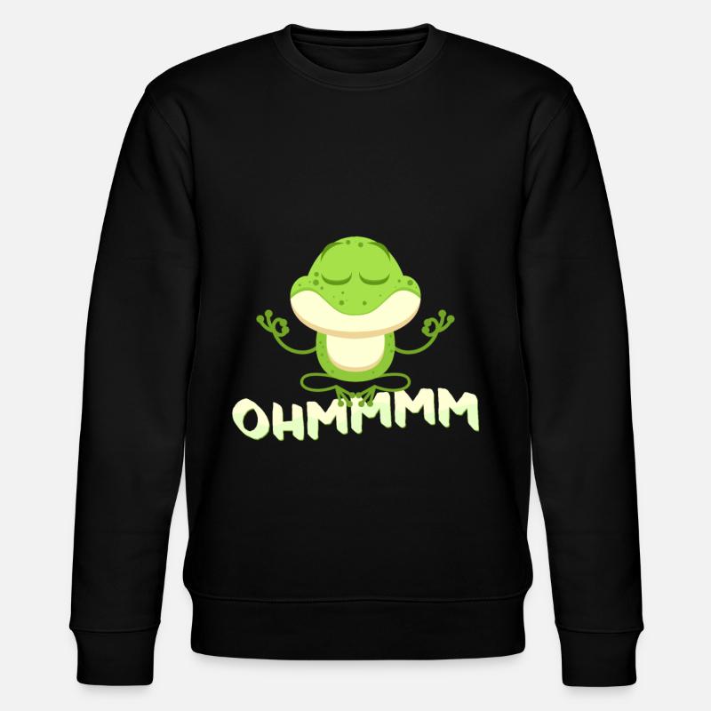 frog - Stanley/Stella CHANGER Unisex Organic Sweatshirt - black