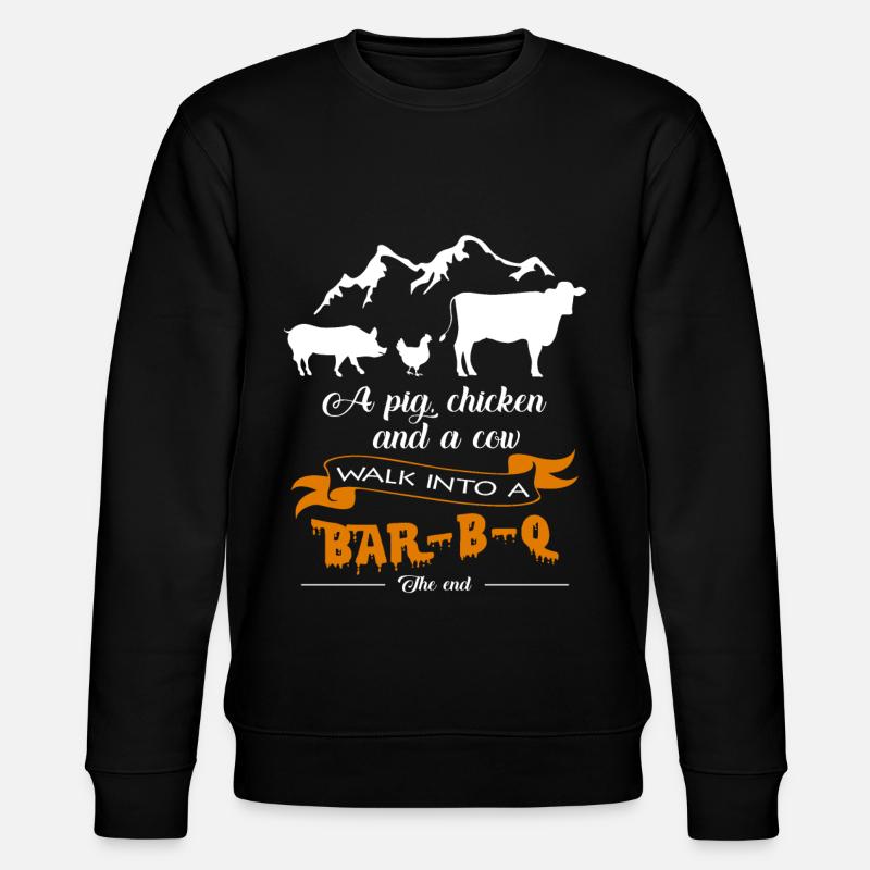BBQ - Stanley/Stella Unisex Bio-Sweatshirt CHANGER  - Schwarz