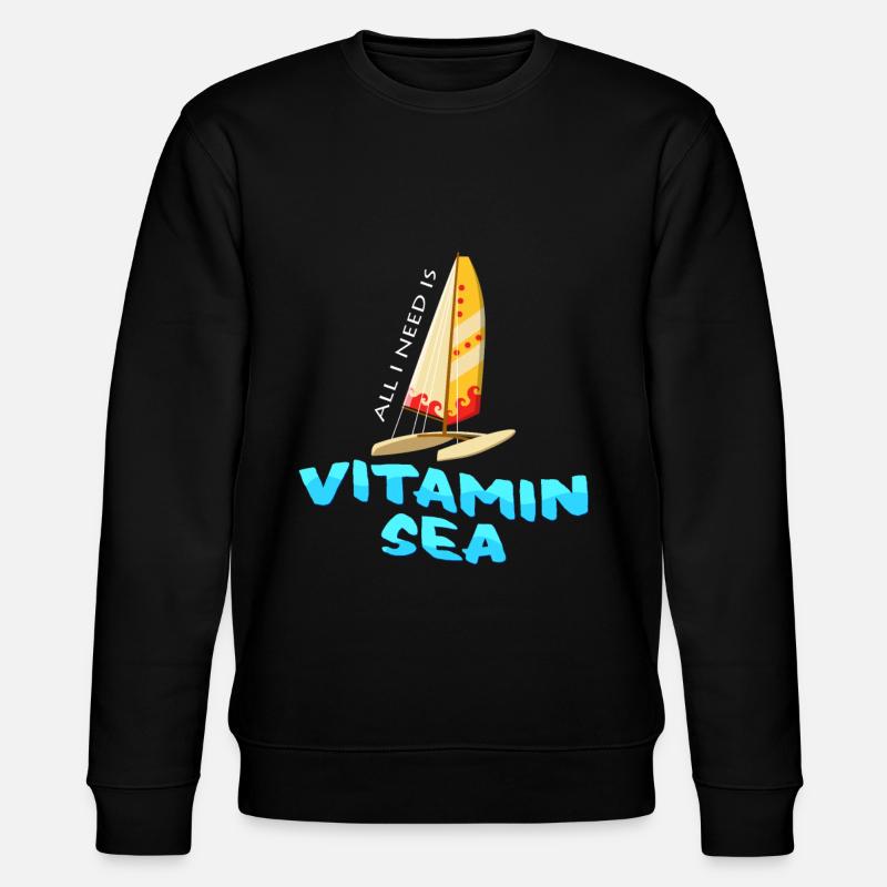 Catamaran - Sweat bio CHANGER Stanley/Stella Unisexe - noir