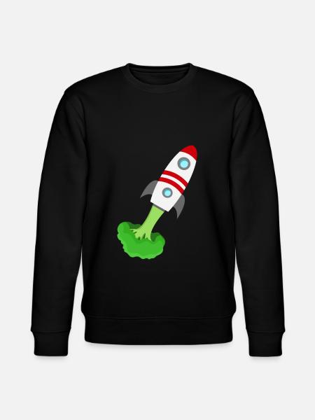 Broccoli rocket - Stanley/Stella CHANGER Unisex Organic Sweatshirt - black