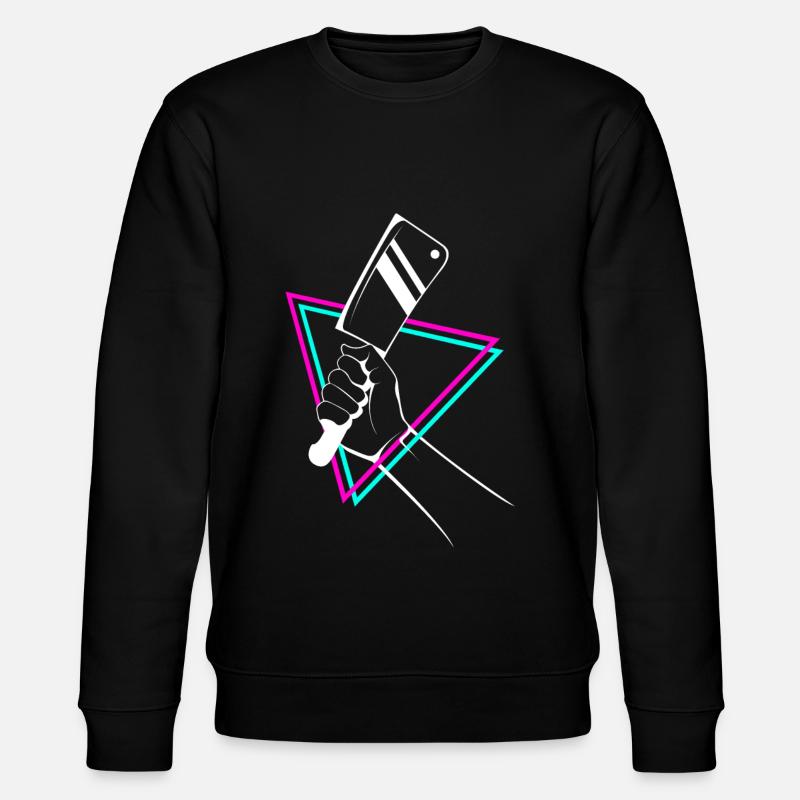 couteau de boucher - Sweat bio CHANGER Stanley/Stella Unisexe - noir