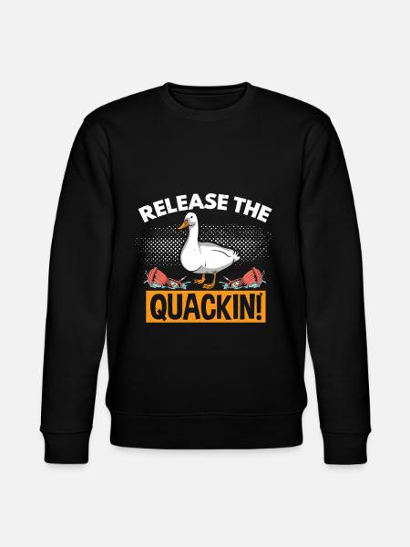 duck - Stanley/Stella CHANGER Unisex Organic Sweatshirt - black