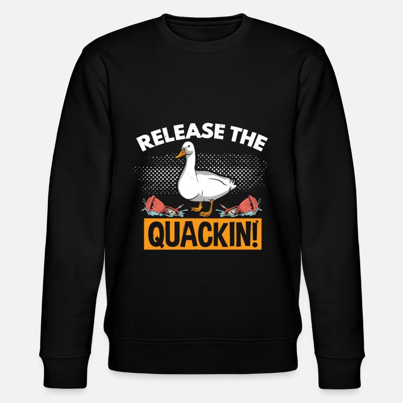 duck - Stanley/Stella CHANGER Unisex Organic Sweatshirt - black