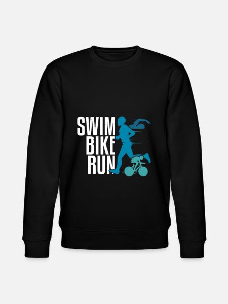 Triathlon - Stanley/Stella CHANGER Unisex Organic Sweatshirt - black