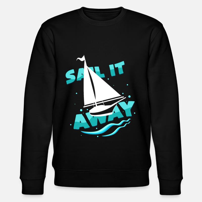 sailing - Stanley/Stella CHANGER Unisex Organic Sweatshirt - black