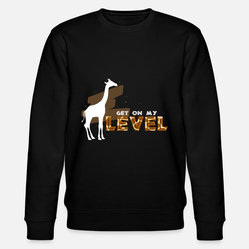 Viens à mon niveau - Sweat bio CHANGER Stanley/Stella Unisexe - noir
