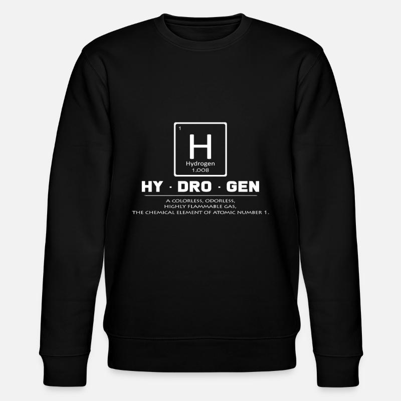 hydrogen - Stanley/Stella CHANGER Unisex Organic Sweatshirt - black