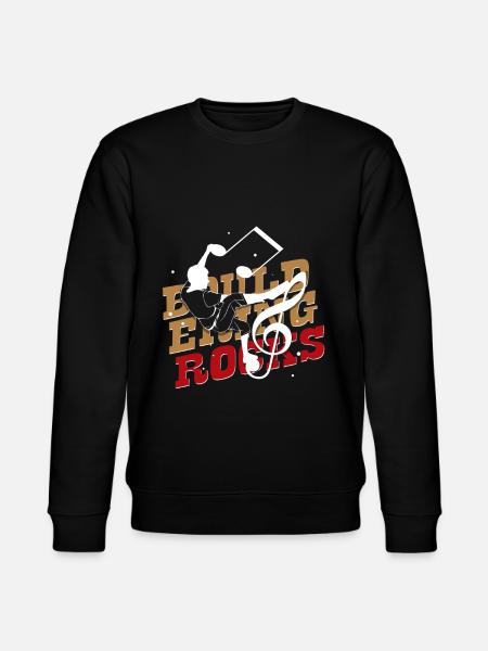 Bouldering on the rock - Stanley/Stella CHANGER Unisex Organic Sweatshirt - black