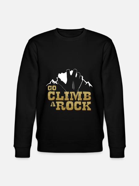Rockclimbing - Stanley/Stella CHANGER Unisex Organic Sweatshirt - black