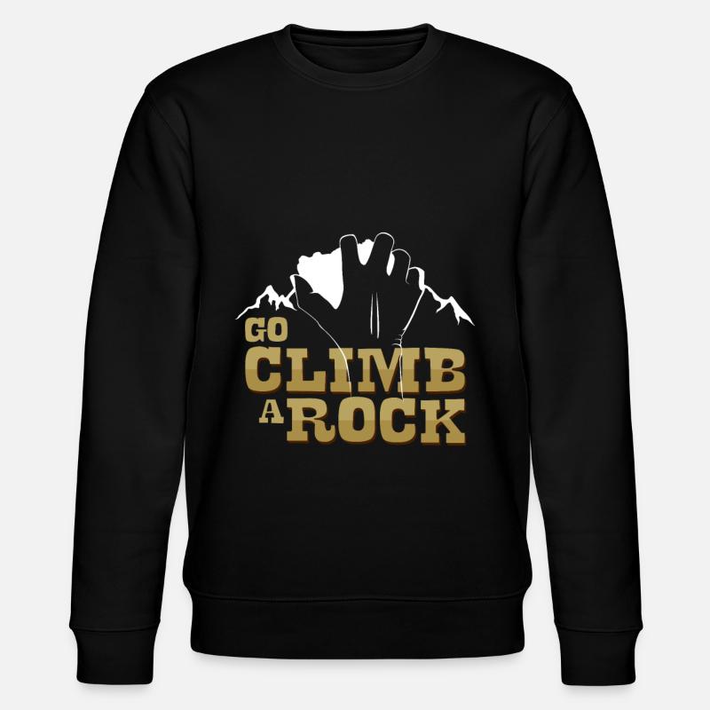 Rockclimbing - Stanley/Stella CHANGER Unisex Organic Sweatshirt - black