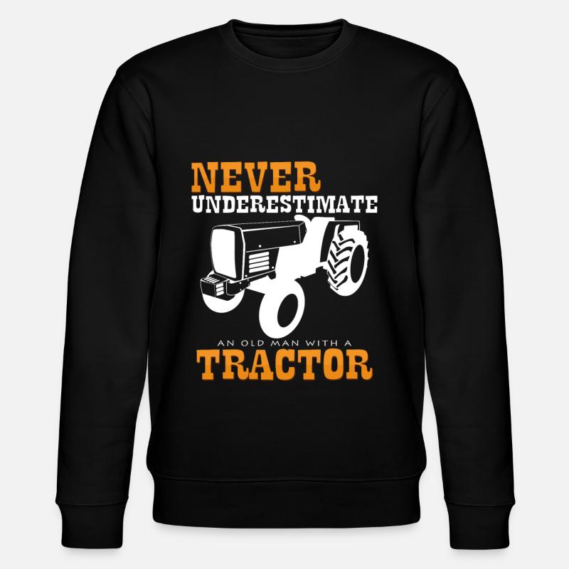 tractor - Stanley/Stella CHANGER Unisex Organic Sweatshirt - black