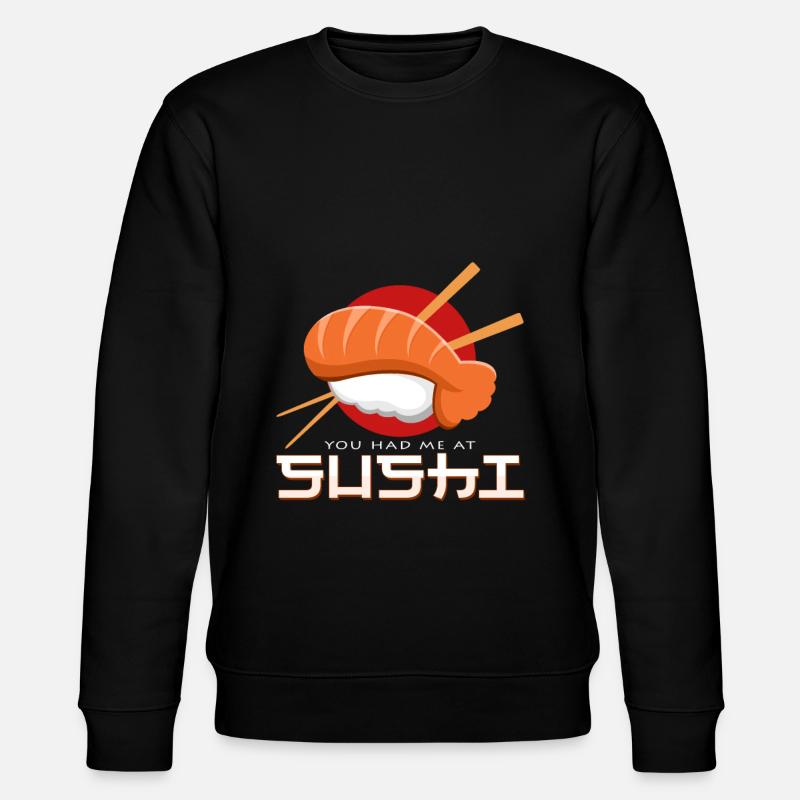 Sushi - Stanley/Stella Unisex Bio-Sweatshirt CHANGER  - Schwarz