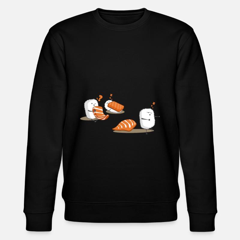 Sushi au saumon - Sweat bio CHANGER Stanley/Stella Unisexe - noir