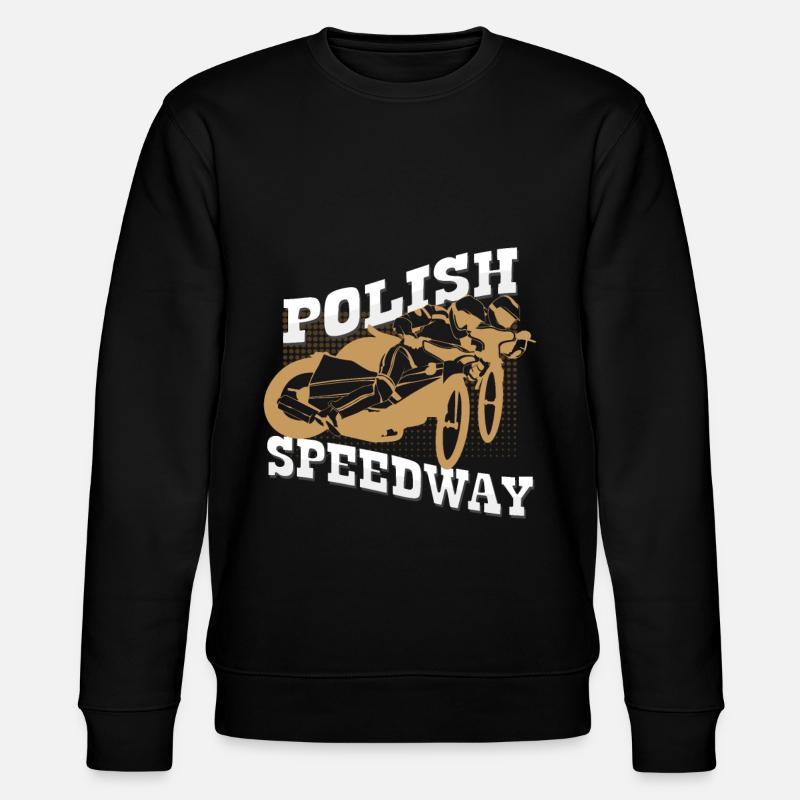 Speedway Polen - Stanley/Stella Unisex Bio-Sweatshirt CHANGER - Schwarz