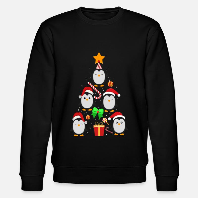 Sapin pingouin - Sweat bio CHANGER Stanley/Stella Unisexe - noir