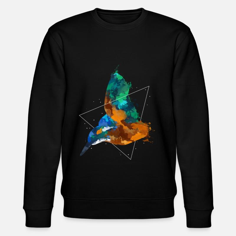 martin-pêcheur - Sweat bio CHANGER Stanley/Stella Unisexe - noir
