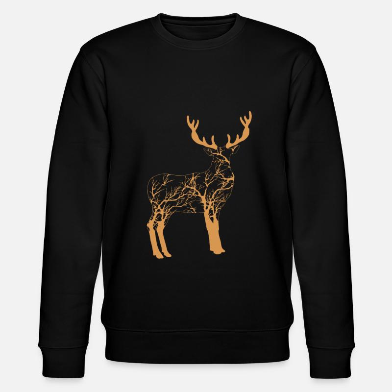 Deer - Stanley/Stella CHANGER Unisex Organic Sweatshirt - black