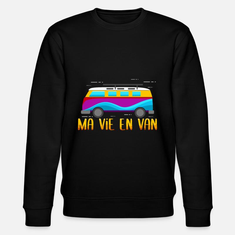 Ma vie dans le van - Sweat bio CHANGER Stanley/Stella Unisexe - noir
