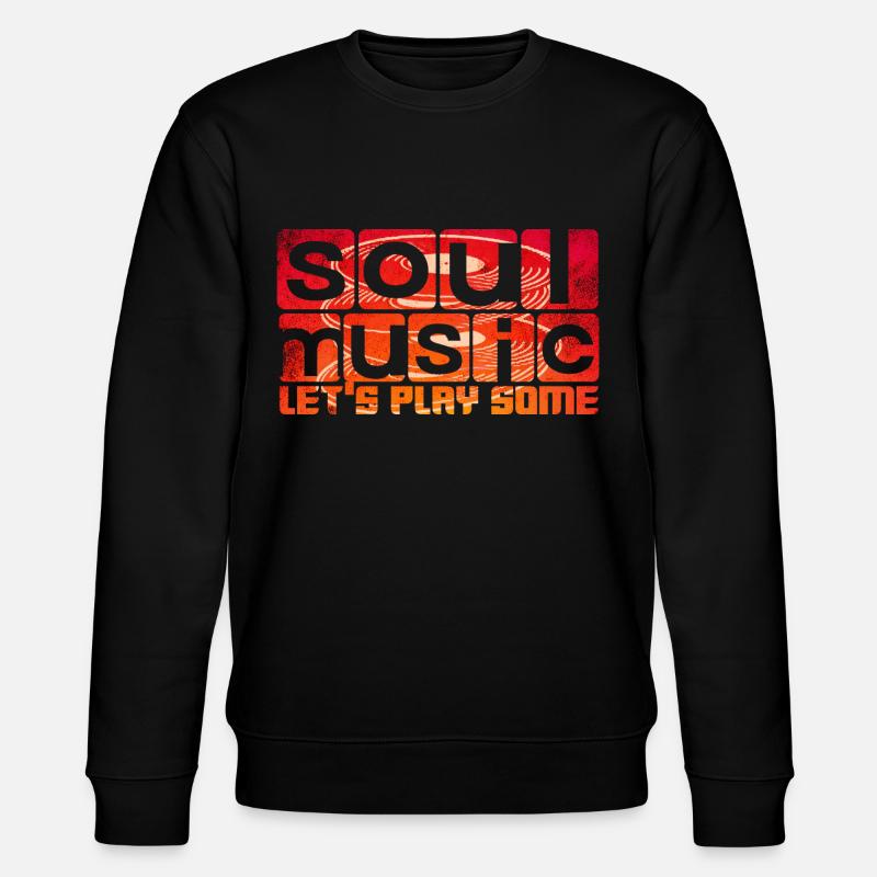 Soul Musik - Stanley/Stella Unisex Bio-Sweatshirt CHANGER  - Schwarz