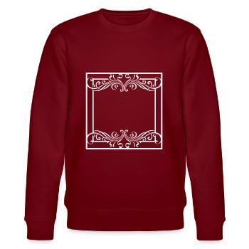 Cadre d’ornements pour femmes - Sweat bio CHANGER Stanley/Stella Unisexe - bordeaux - Devant - Nik (191cm) & Marisol (170cm)