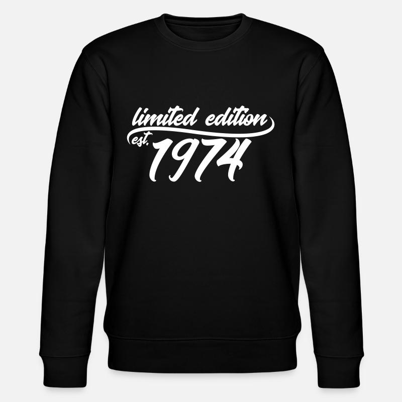 Limited Edition 1974 is - Sweat bio CHANGER Stanley/Stella Unisexe - noir
