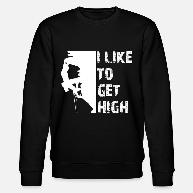 Climbing - Stanley/Stella CHANGER Unisex Organic Sweatshirt - black