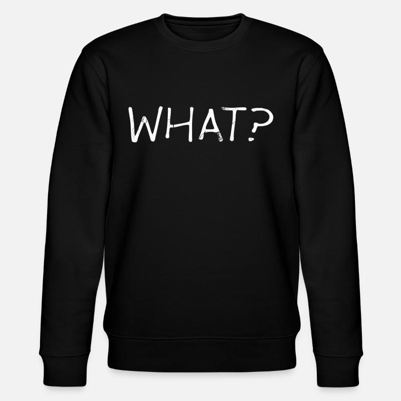 Fragezeichen - Stanley/Stella Unisex Bio-Sweatshirt CHANGER  - Schwarz