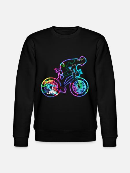 Neon cycling - Stanley/Stella CHANGER Unisex Organic Sweatshirt - black