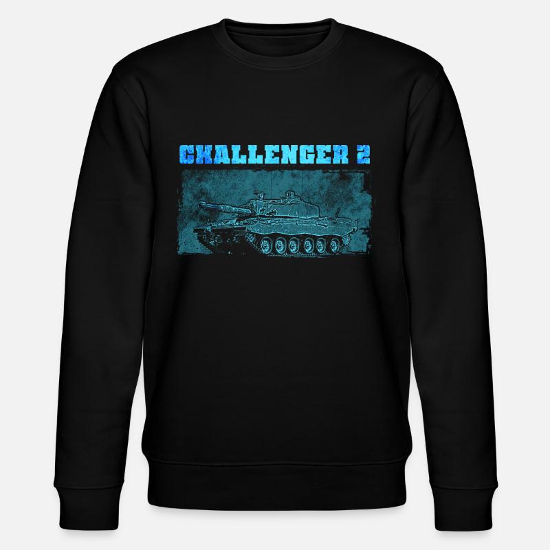 Challenger 2 - Char britannique - Sweat bio CHANGER Stanley/Stella Unisexe - noir