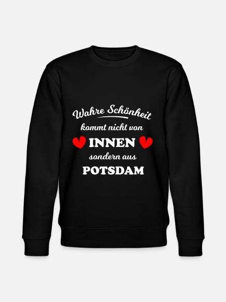 Das schöne Potsdam - Stanley/Stella Unisex Bio-Sweatshirt CHANGER  - Schwarz