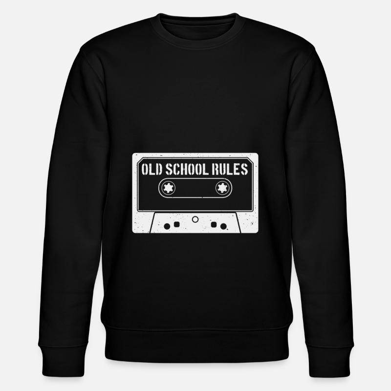 Old School - Stanley/Stella Unisex Bio-Sweatshirt CHANGER  - Schwarz