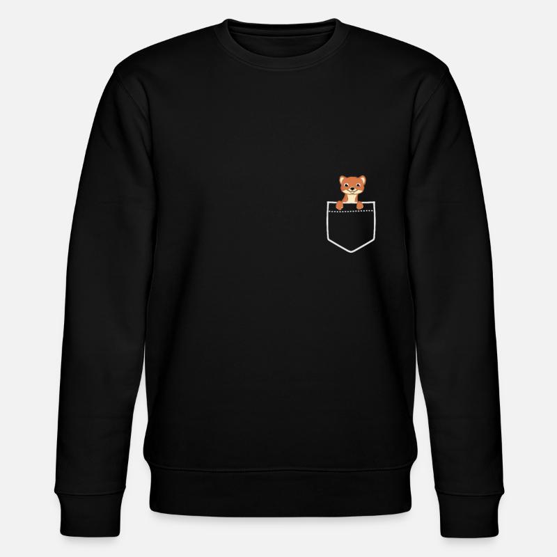 Frettchen - Stanley/Stella Unisex Bio-Sweatshirt CHANGER  - Schwarz