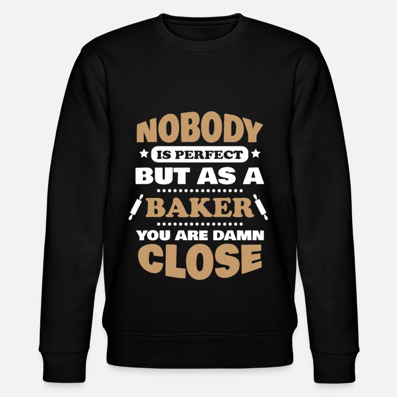 baker - Stanley/Stella CHANGER Unisex Organic Sweatshirt - black