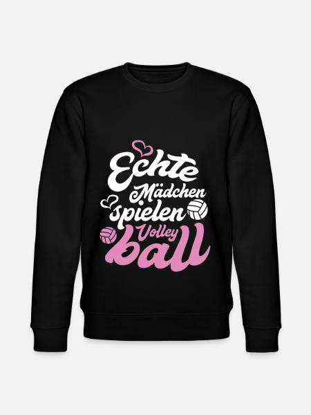 volleyball - Stanley/Stella CHANGER Unisex Organic Sweatshirt - black