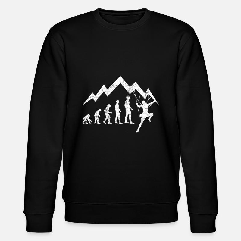 Climb - Stanley/Stella CHANGER Unisex Organic Sweatshirt - black