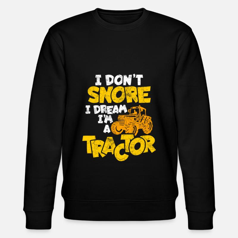 Tracktor - Stanley/Stella Unisex Bio-Sweatshirt CHANGER  - Schwarz