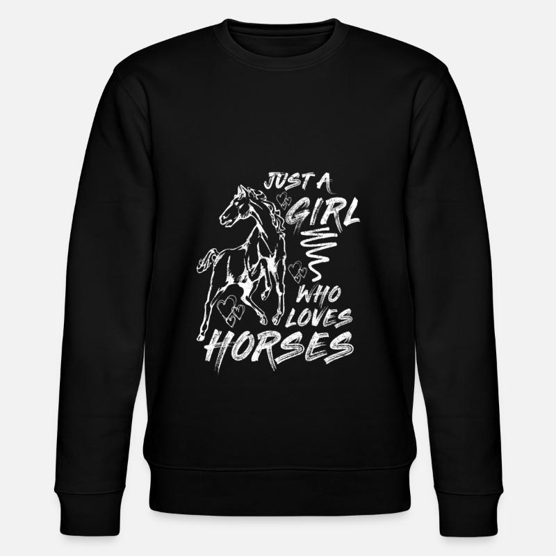 Cheval - Sweat bio CHANGER Stanley/Stella Unisexe - noir