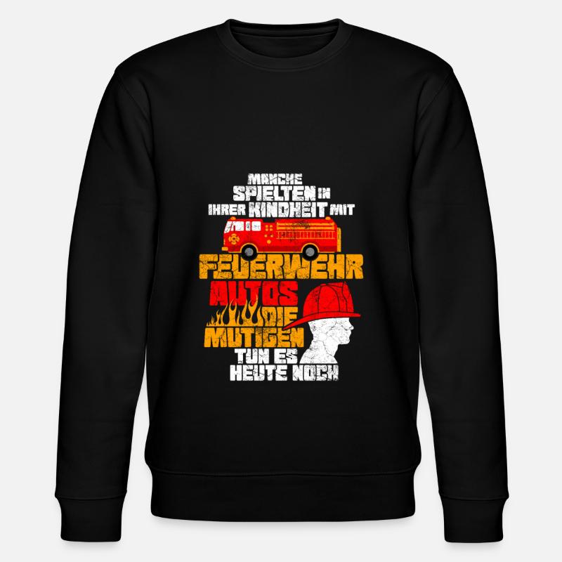 Feuerwehr - Stanley/Stella Unisex Bio-Sweatshirt CHANGER - Schwarz