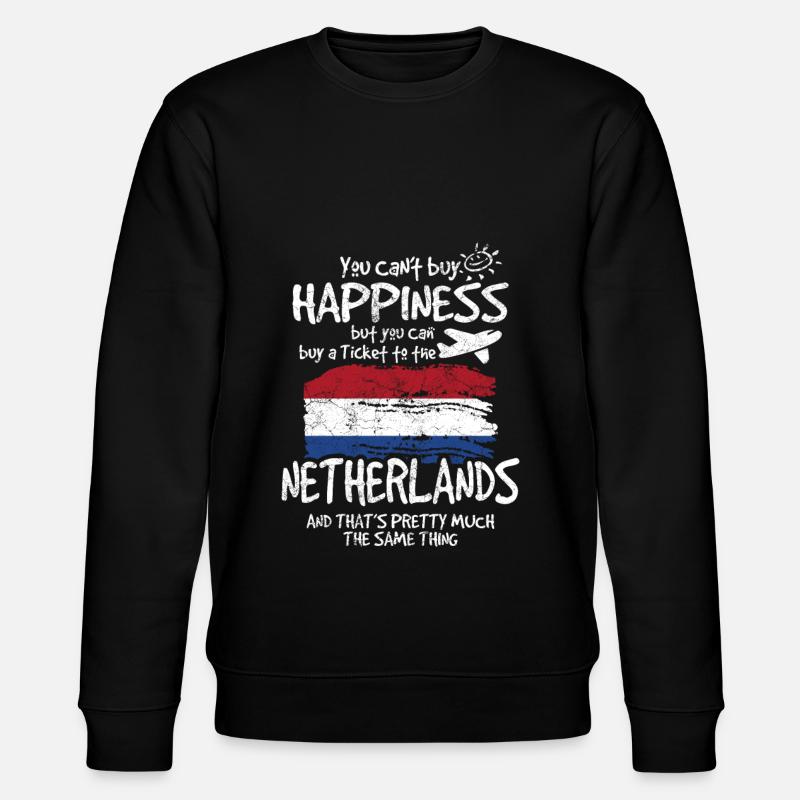 Pays-Bas Hollande idée cadeau douce - Sweat bio CHANGER Stanley/Stella Unisexe - noir