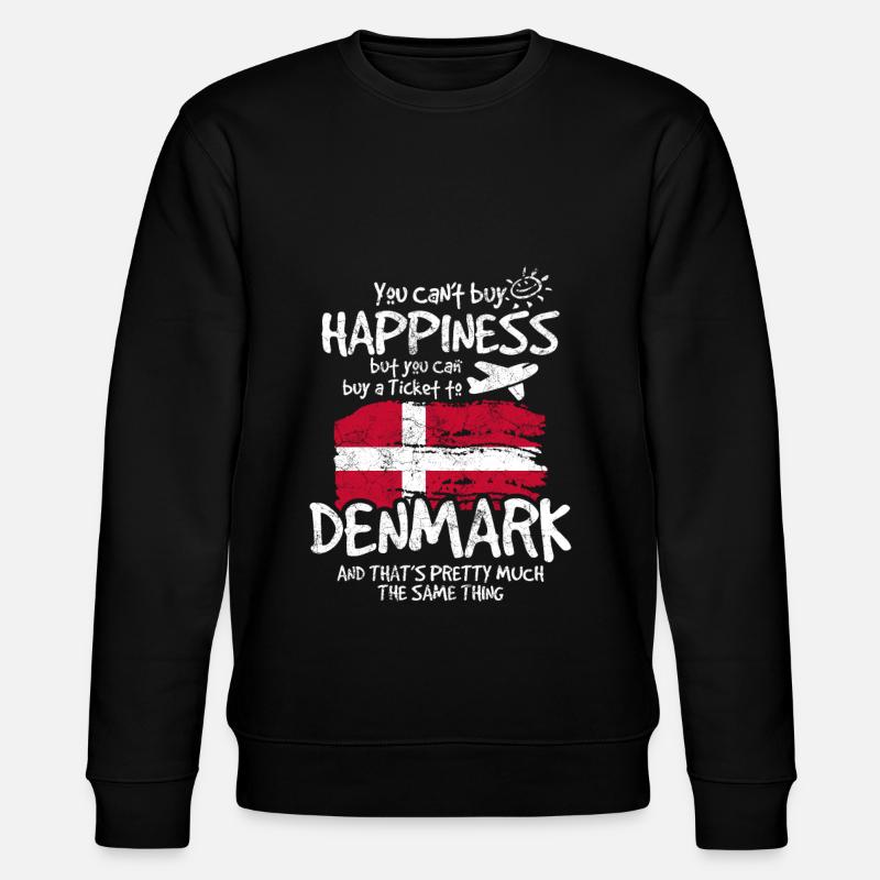 Dänemark - Stanley/Stella Unisex Bio-Sweatshirt CHANGER - Schwarz